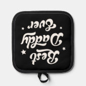 Manique Best daddy ever papa fête des pères noir blanc (Recto)