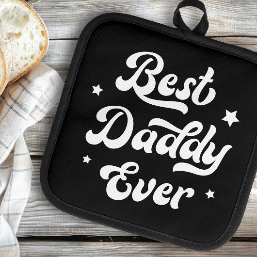 Manique Best daddy ever papa fête des pères noir blanc