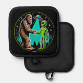 Manique Bigfoot Alien Alliance - Funny Scifi Cryptid (Recto/Verso)