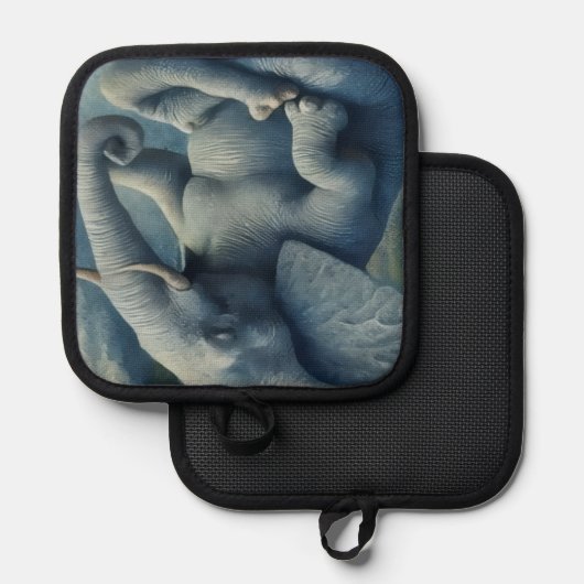 Manique Blue Elephant  (Recto/Verso)