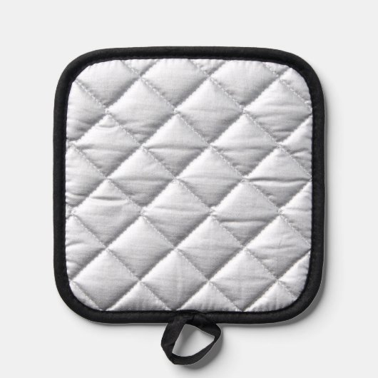 Manique Blue potholder with a subtle dotted pattern (Verso)