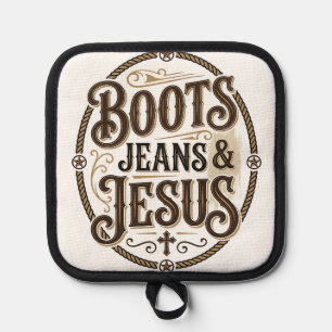 Manique Bottes Jeans & Jésus Vintage Foi occidentale