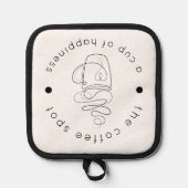 Manique Boutique De Café Personnalisée Ajouter Votre Logo  (Recto)