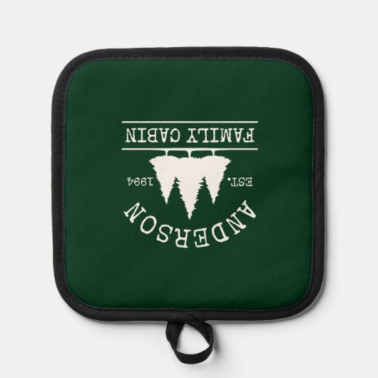 Manique Cabine Nom de famille Forest Green (Recto)