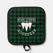 Manique Cabine Nom de famille Green Plaid (Recto)