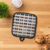 Manique Cadeau d'accessoire de cuisine à thème lunettes de (De haut en bas)