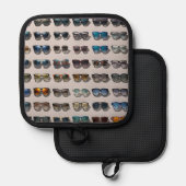 Manique Cadeau d'accessoire de cuisine à thème lunettes de (Recto/Verso)