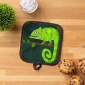 Manique Caméléon vert mignon (De haut en bas)