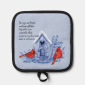 Manique Cardinaux et Détenteur de poste de neige (Recto)