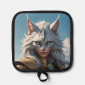 Manique Chat à oeil bleu (Recto)