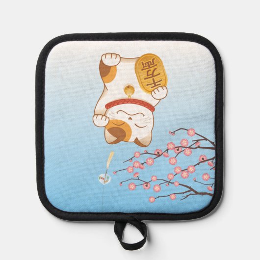 Manique Chat Calico Lucky Japonais, Maneki Neko (Recto)