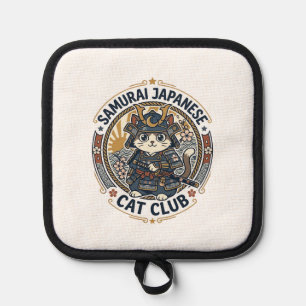 Manique Chat japonais samouraï Art vectoriel POD - Samoura