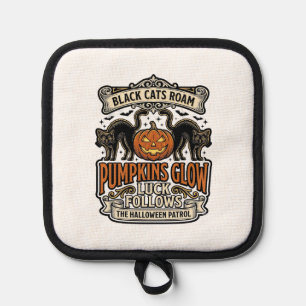 Manique Chemise de garde de sécurité Halloween avec chats