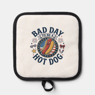 Manique Chemise drôle de mauvais jour de hot dog patriotiq