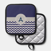 Manique Chevron gris foncé (Recto/Verso)