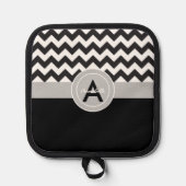 Manique Chevron Gris Noir (Recto)