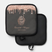 Manique Chic Sucres Cupcake Rose Gold Drivers Boulangerie (Recto/Verso)