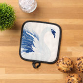Manique Chinese swan wings pattern (Persnalize) (De haut en bas)