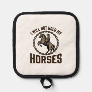 Manique Citation de cheval drôle Design vintage de conduit