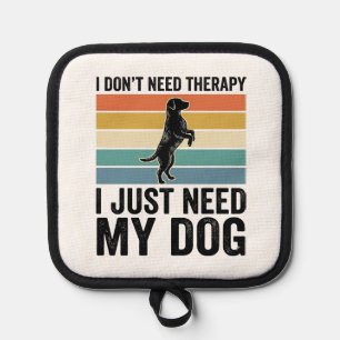 Manique Citation de thérapie pour amateur de chiens Design