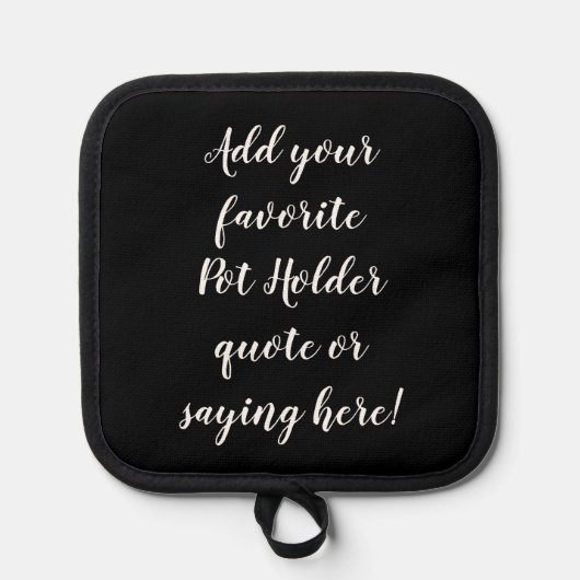 Manique Citation personnalisée indiquant un script noir (Recto)