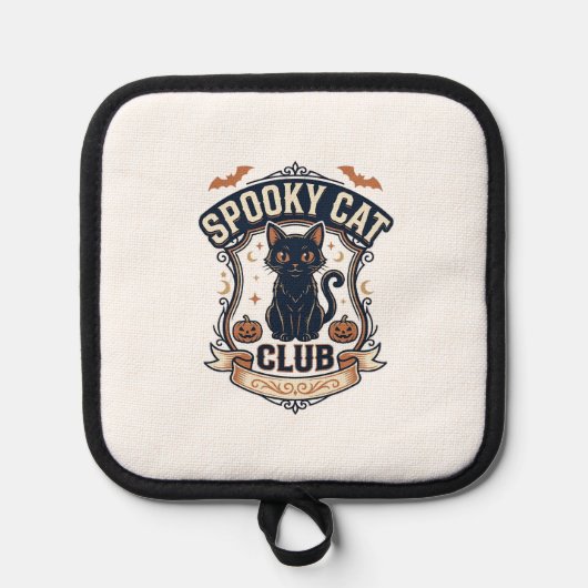 Manique Club de chat effrayant Chat Halloween Chat effraya (Recto)