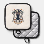 Manique Club de chat effrayant Chat Halloween Chat effraya (Recto/Verso)