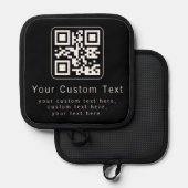 Manique Code QR personnalisable & modèle de texte modifiab (Recto/Verso)