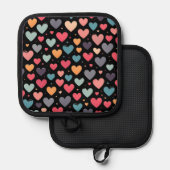 Manique Coeurs colorés Saint Valentin (Recto/Verso)