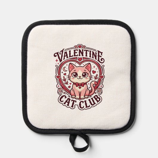 Manique Conception de chat drôle de la Saint-Valentin - Ch (Recto)