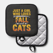 Manique Conception de chats d'automne Halloween Fille_1 (Recto/Verso)