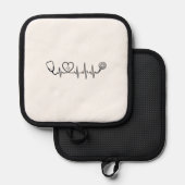 Manique Conception de chemise vectorielle Stéthoscope Batt (Recto/Verso)