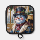 Manique Conception de Noël de Snowman victorien (Recto)