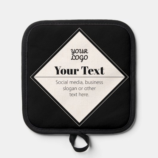 Manique Conception de texte moderne éditable & Votre logo (Recto)