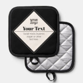 Manique Conception de texte moderne éditable & Votre logo (Recto/Verso)