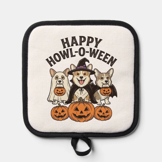 Manique Conception de vecteur de chien de Halloween de Cor (Recto)
