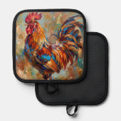 Manique Coq Coloré (Recto/Verso)