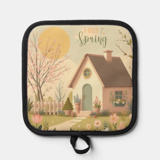Manique Cottage fleuri/printanier (Recto)