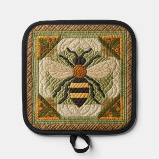 Manique Couette rustique Faux d'abeille de miel