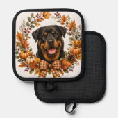 Manique Couronne d'automne Rottweiler (Recto/Verso)
