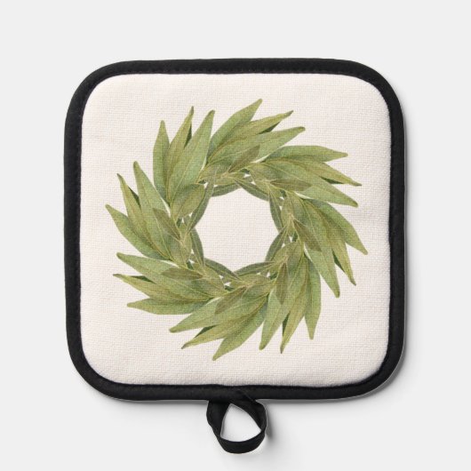 MANIQUE COURONNE DE LAURIER POUR POÊLE (Recto)