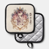 Manique Crête héraldique Lion-Lamb (Recto/Verso)