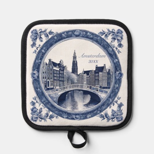 Manique Custom Blue Delft Amsterdam Souvenir (Recto)