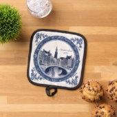Manique Custom Blue Delft Amsterdam Souvenir (De haut en bas)