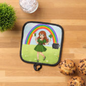 Manique Cute anime redhead Saint Patrick's Day   (De haut en bas)