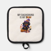 Manique Dachshund Halloween Costume My Dachshund is My Bo (Recto)