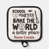 Manique Des infirmières d'école personnalisées font du mon (Recto)