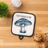 Manique Dessin antique du champignon (De haut en bas)