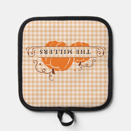 Manique Deux Citrouilles personnalisés (Recto)