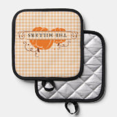 Manique Deux Citrouilles personnalisés (Recto/Verso)